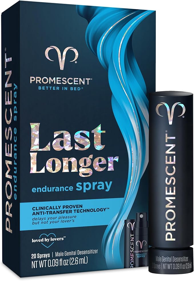 Promescent Desensitizing Delay Spray for Men Clinically Proven to Help You Last Longer in Bed - Better Maximized Sensation + Prolong Climax for Him, 2.6 ml in Pakistan