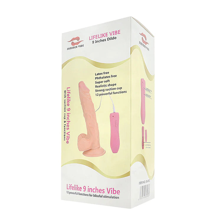 9.0" Inch Huge Vibrating Realistic Dildo Sex toys for women